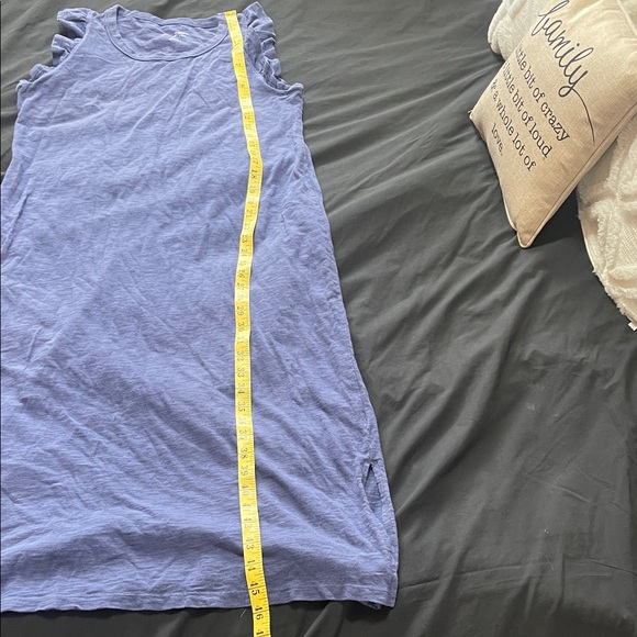 Universal Thread Blue Ruffle Cap Sleeve Midi Dress - Size M - Picture 9 of 10